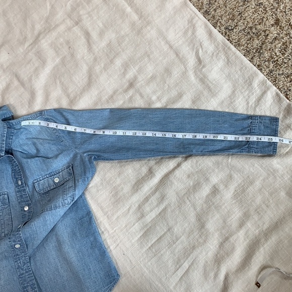 J. crew KEEPER button down chambray shirt - Picture 7 of 8